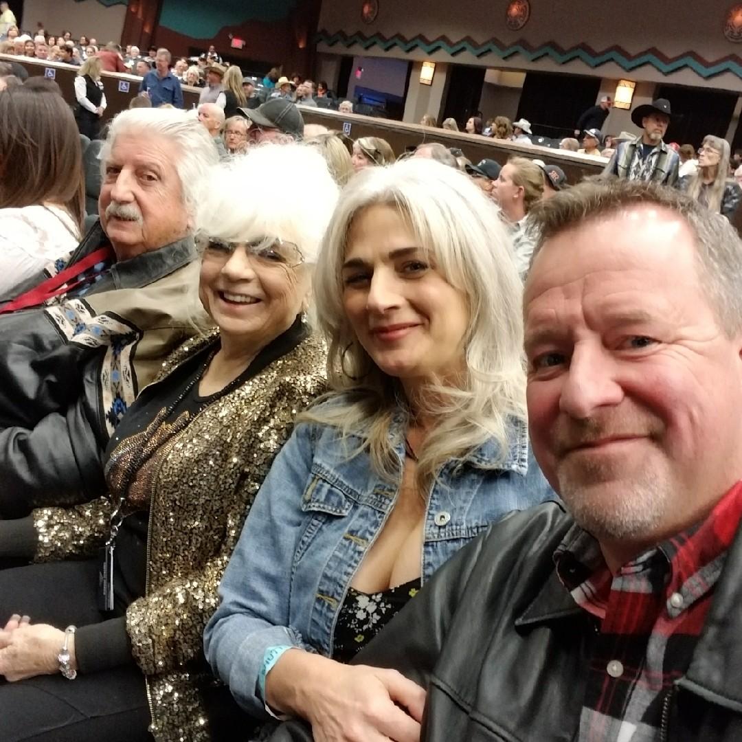 Mom; Dad, Bryan, and I at Desert Diamond for a concert.