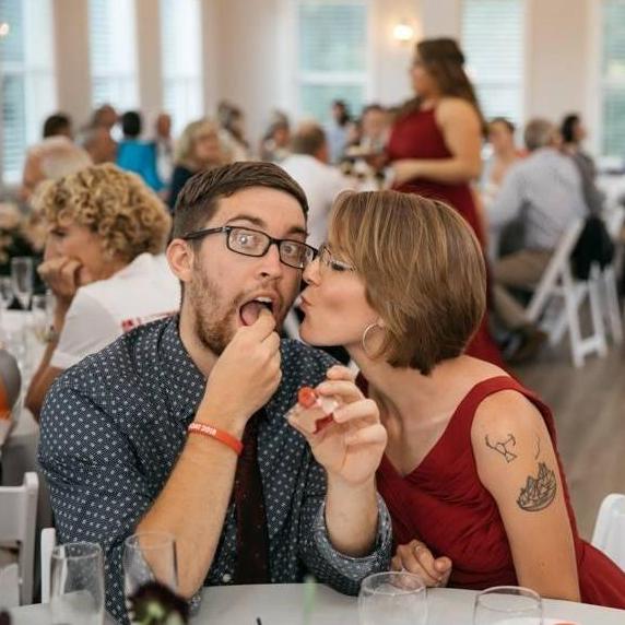 We have gone to a few weddings together, Can't wait until its ours!