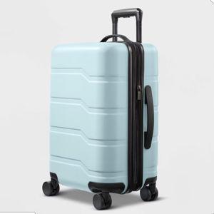 Aqua Hardside Carry On Suitcase Muddy - Open Story™: Spinner Wheels, Water-Resistant