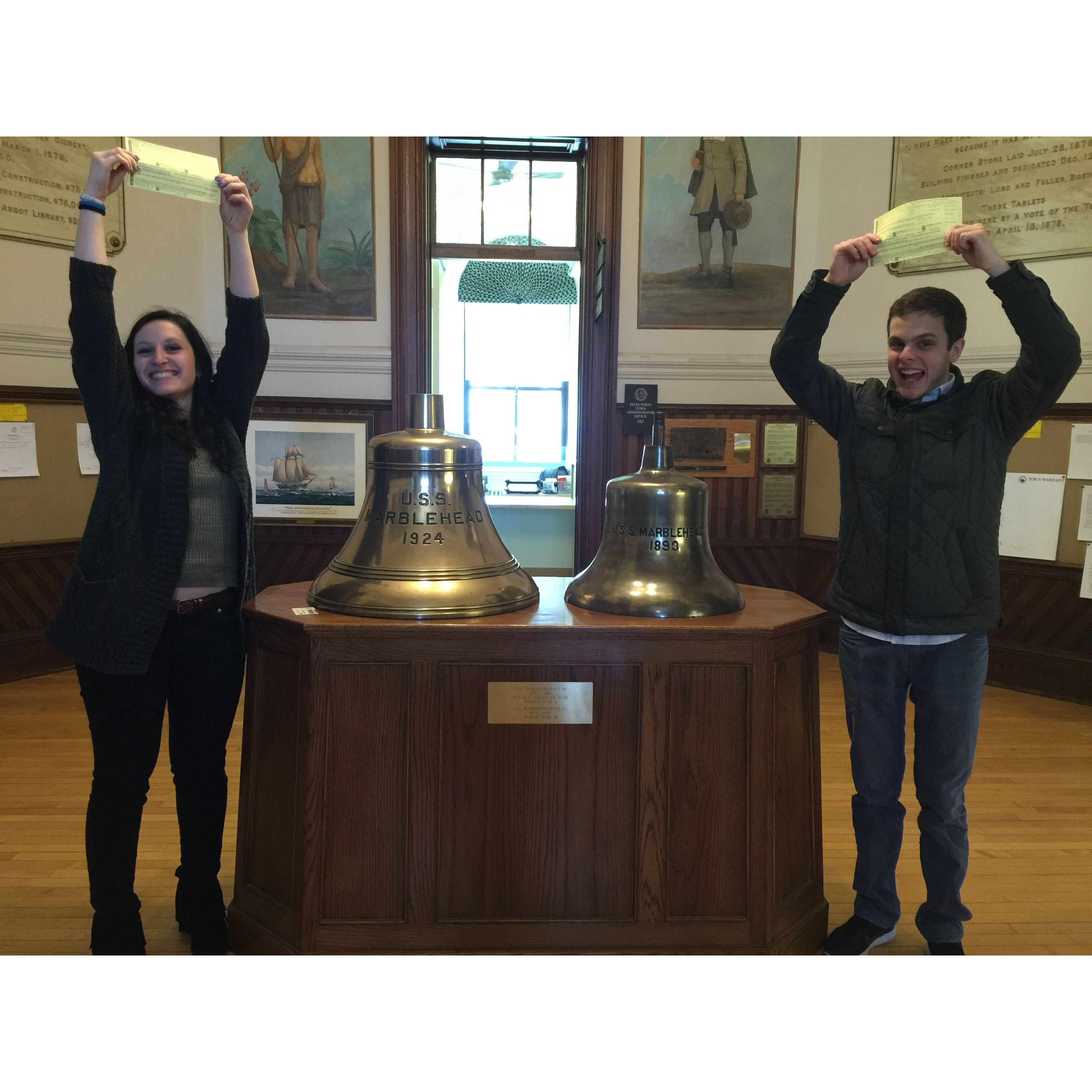 Registering to vote!