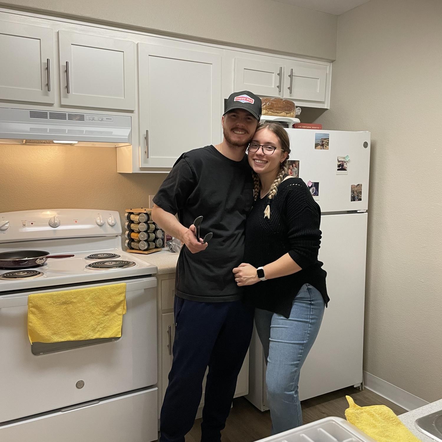 Our first apartment. March 2024.