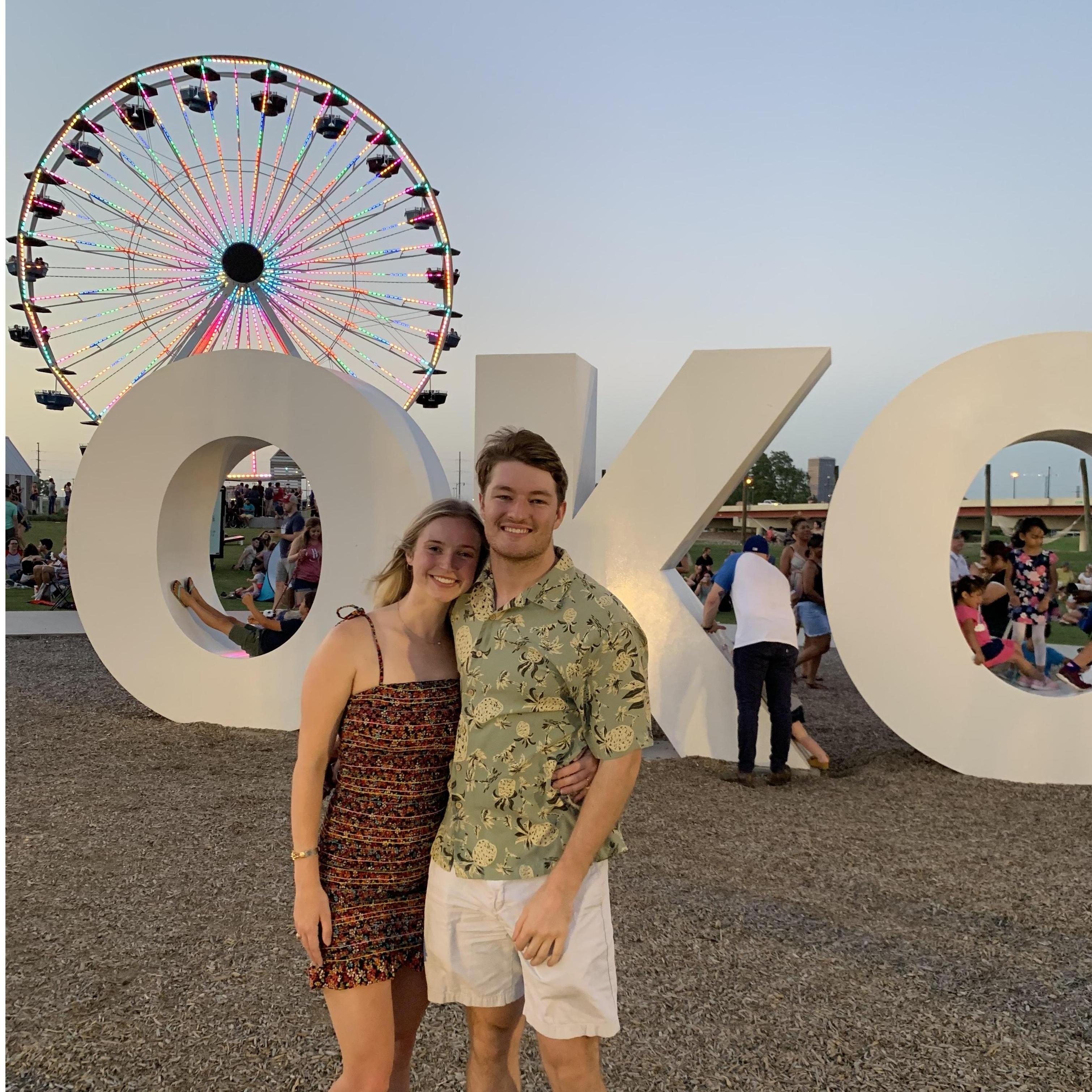Josh summer in OKC- this is where we will start our lives as newlyweds, and we cant wait!
