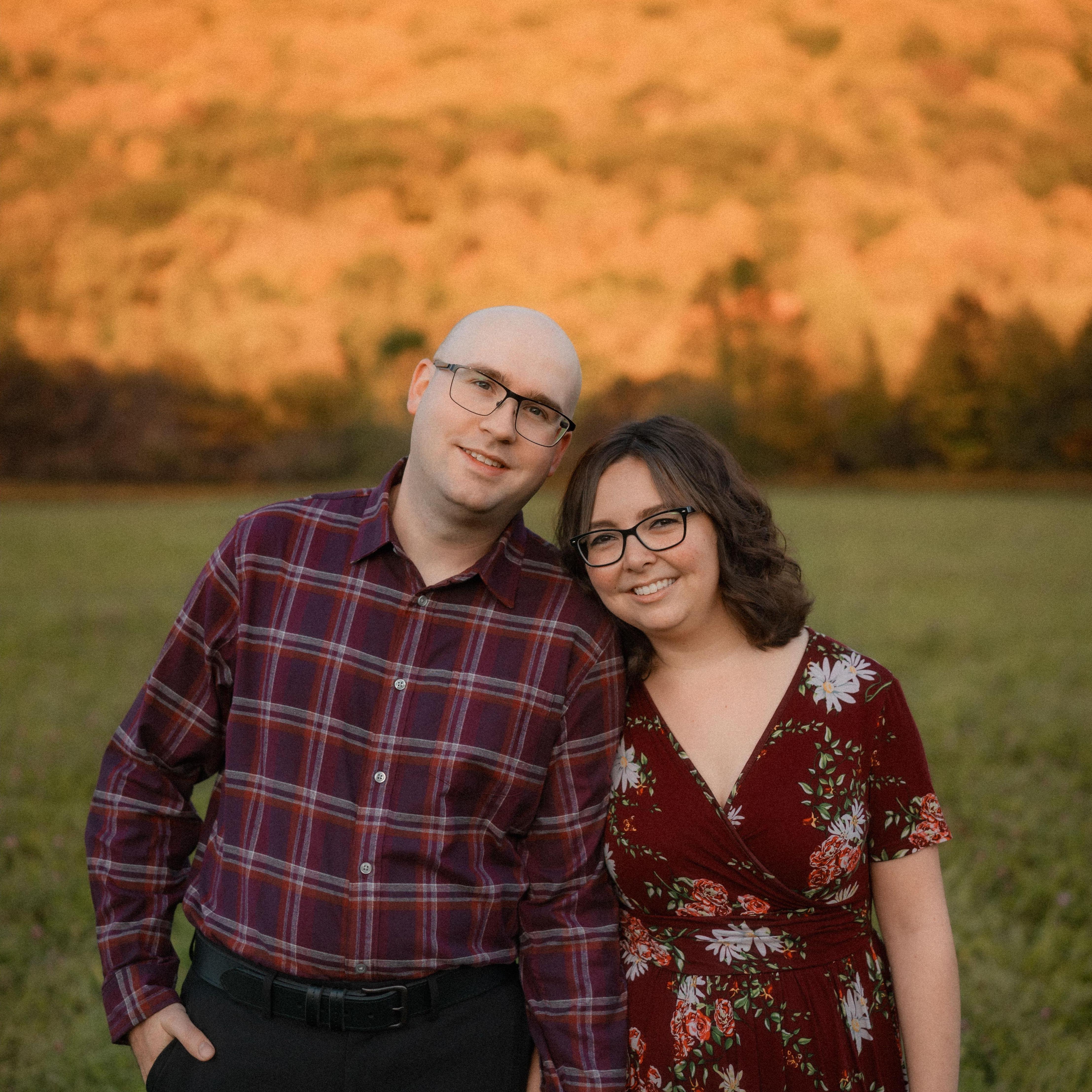 Labrador Hollow Unique Area. October 2023. Engagement photo session with Kat and Corey.