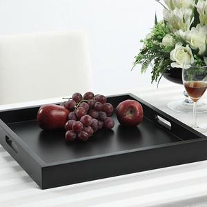 Convenience Concepts - DROPSHIP - Convenience Concepts Palm Beach Serving Tray, Black