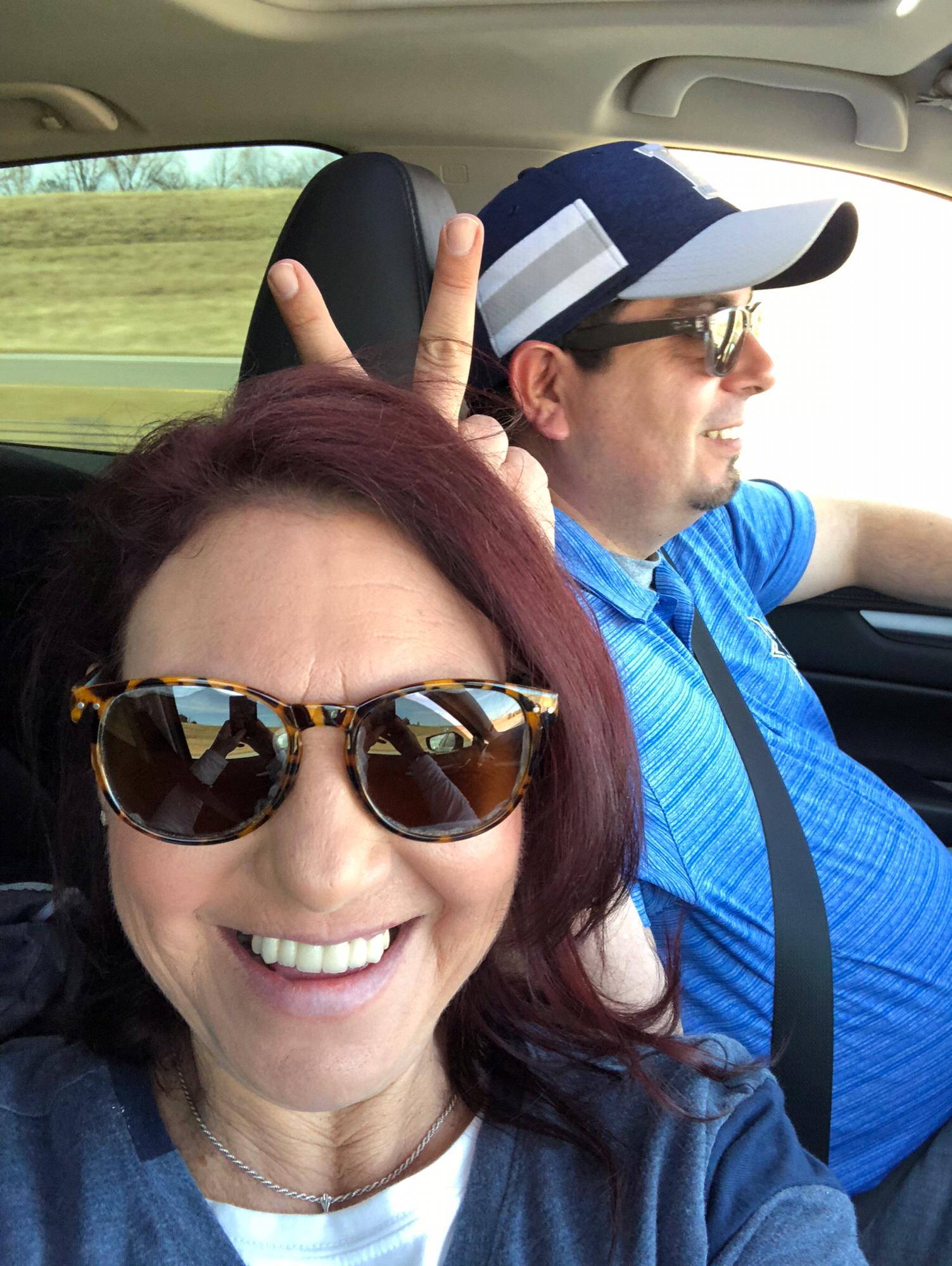 On our way to Tia Elma’s Thanksgiving 2018