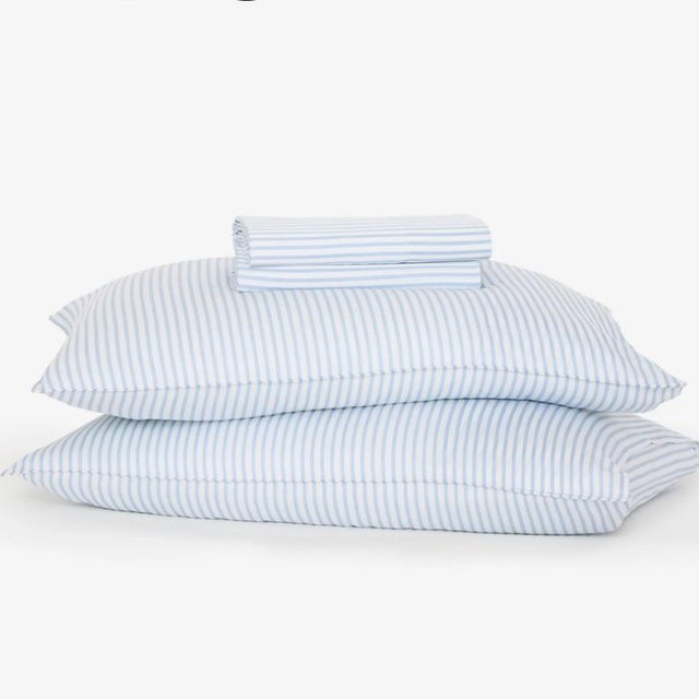 California King Breeze Sheet Set - Light Blue