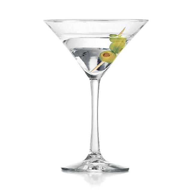 Libbey Entertaining Essentials Martini Glasses, 8-Ounce, Set of 6, 8 oz, Clear
