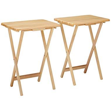 Winsome Alex 2-pc Set TV Table, Natural