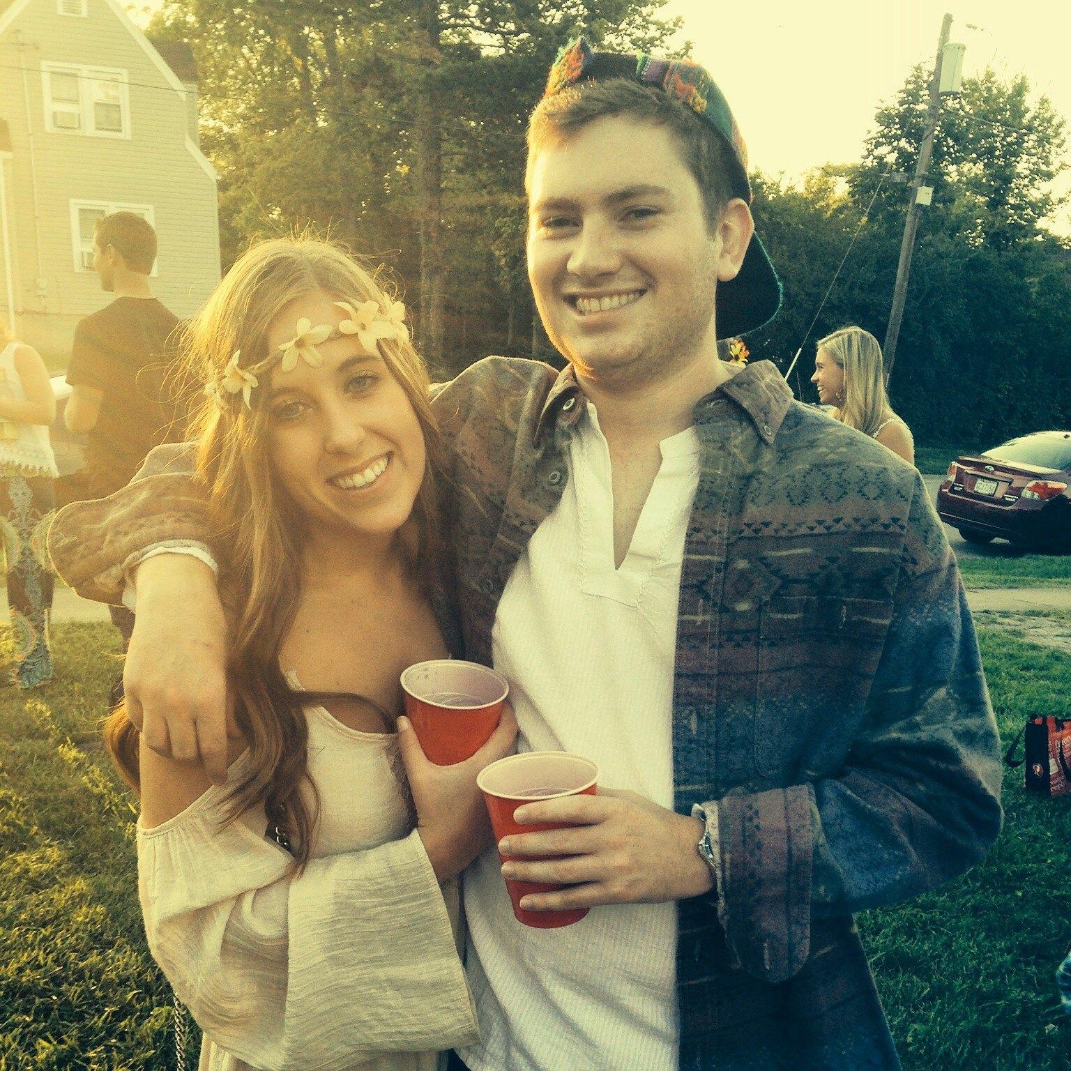 October '14 - Recreation of first known picture of the happy couple