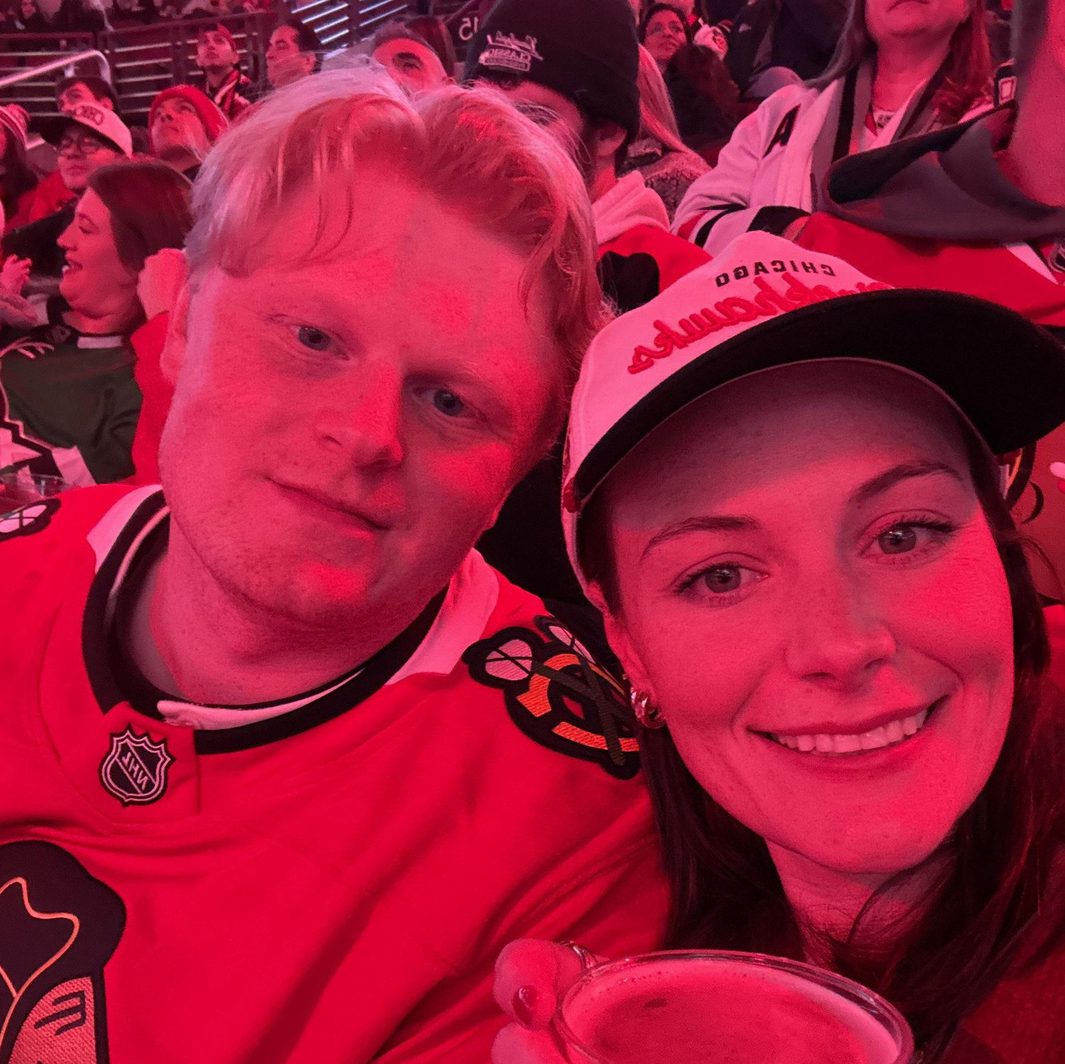 January 2026: Trip to Chicago! Our first Blackhawks Hockey Game!
