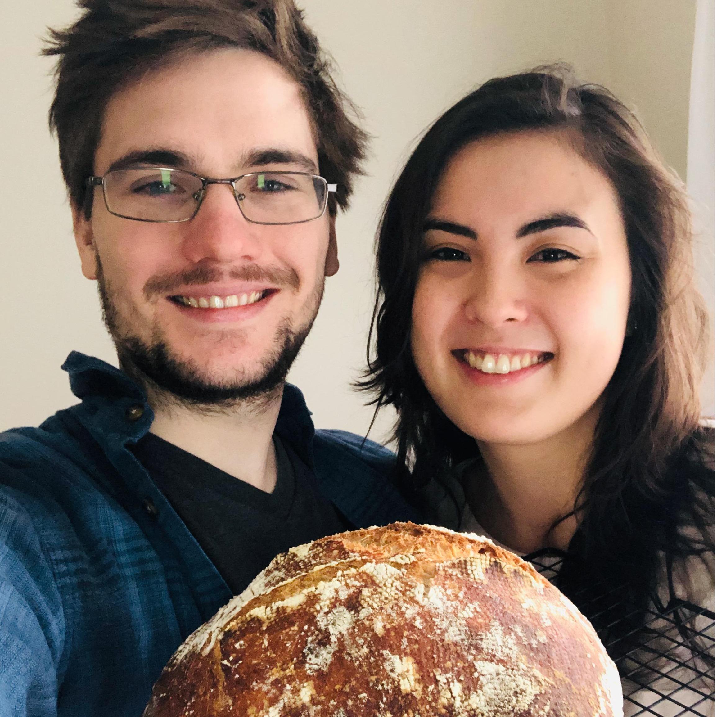 when Matt got really into quarantine bread baking, Ann Arbor, MI, January 2021