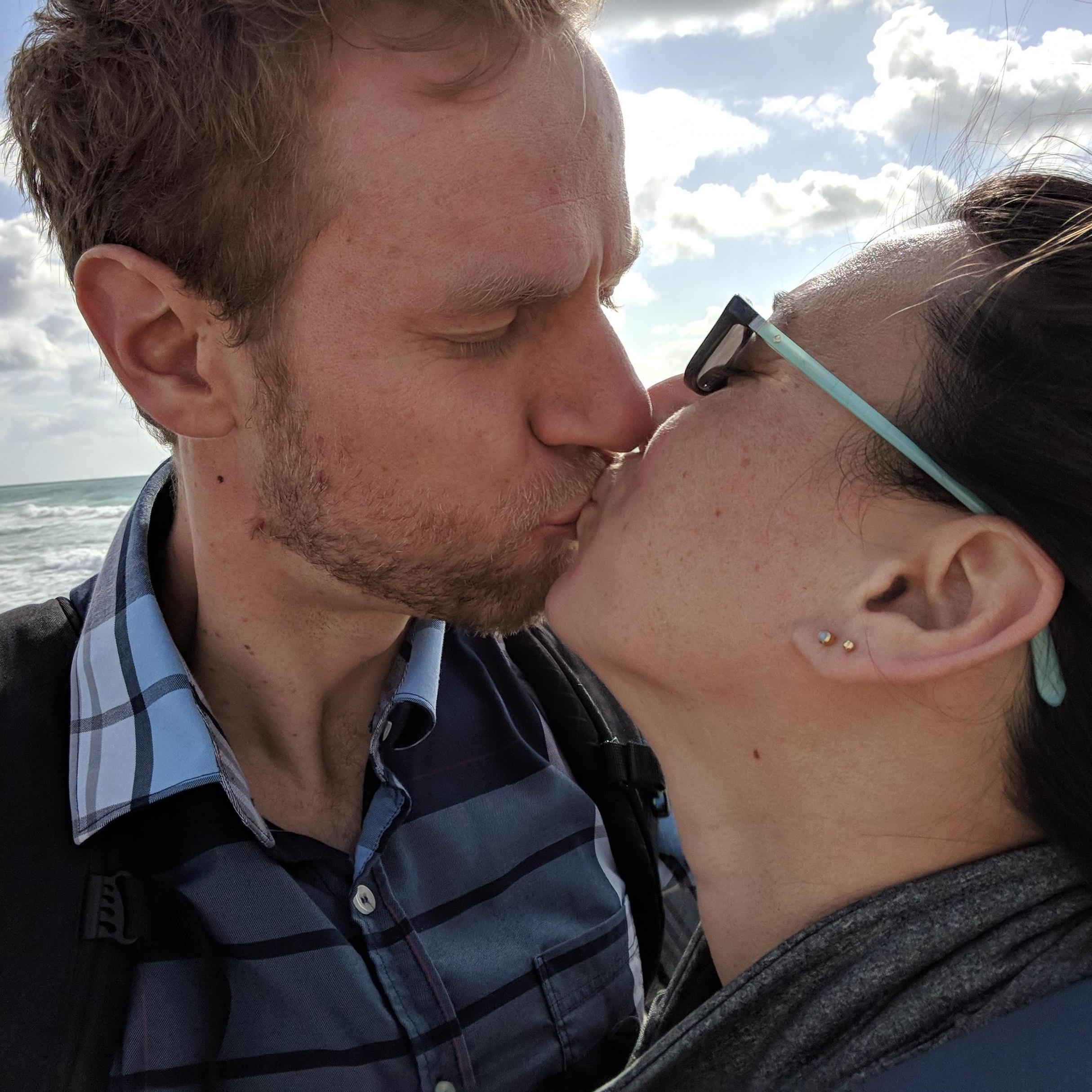 We went to Miami for spring break. (For about three hours.)