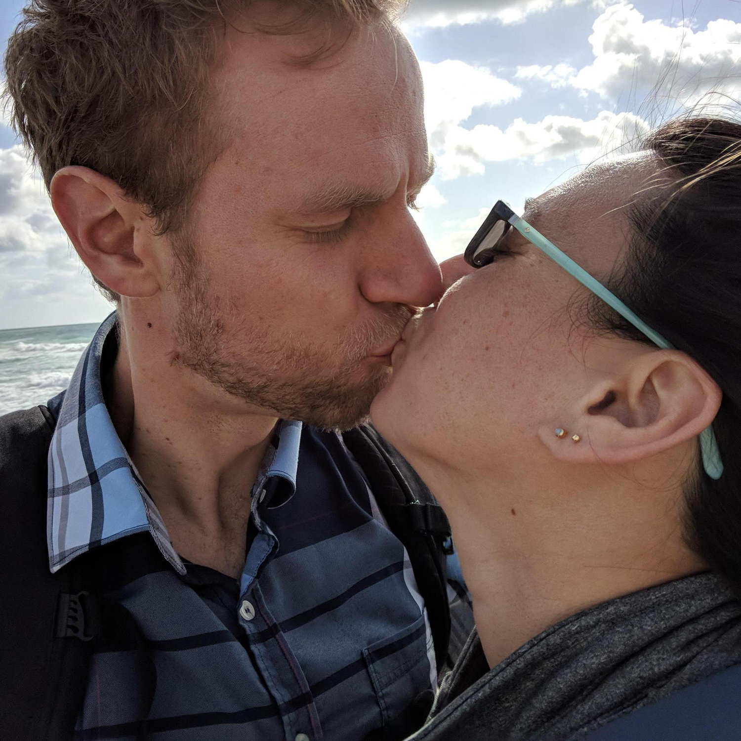 We went to Miami for spring break. (For about three hours.)