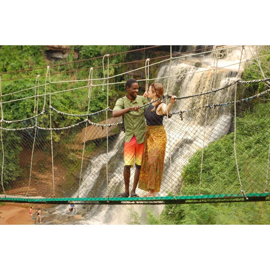 2024: We visited Kintampo Waterfall before parting for a week of work during our recent month together  in Ghana.