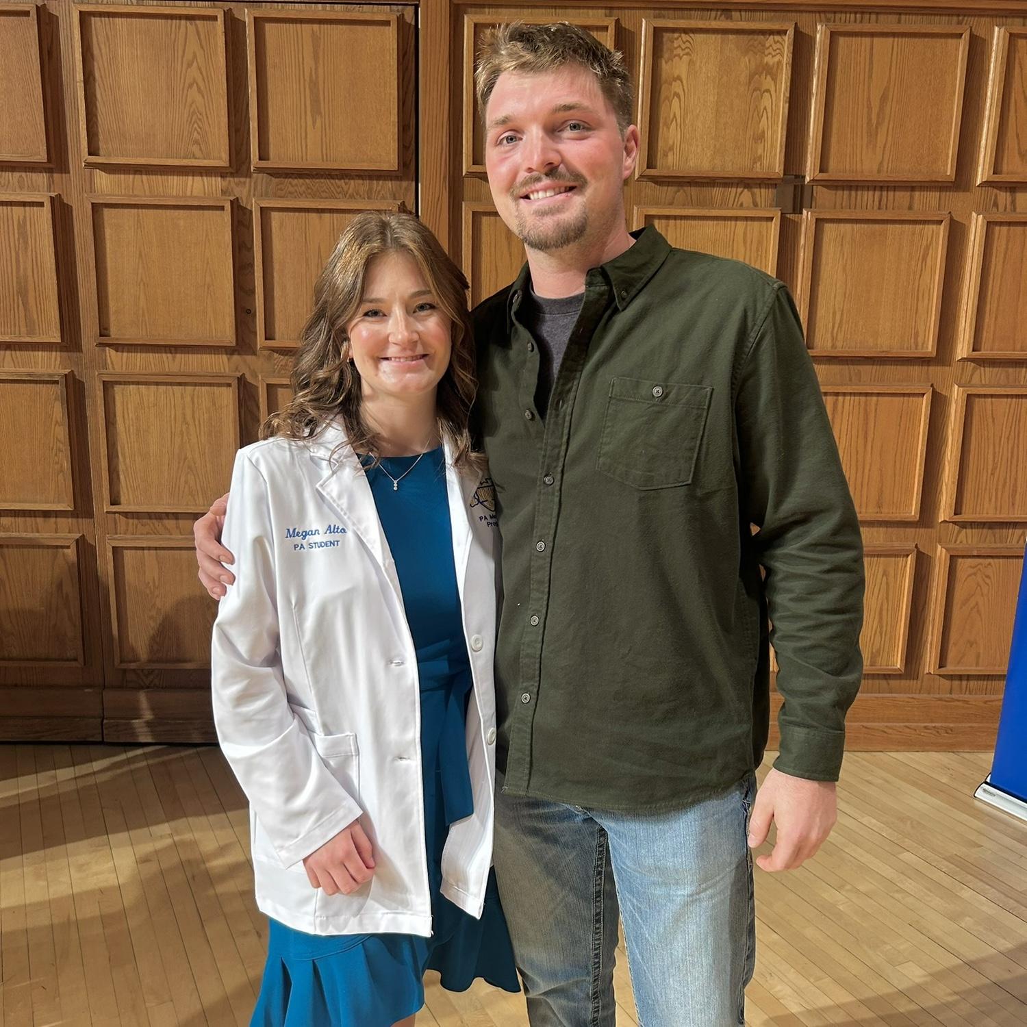 Megan's white coat ceremony