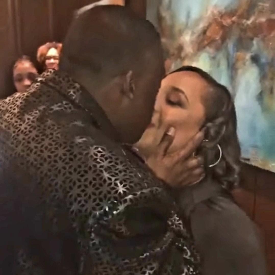 He asked. 
She said yes.