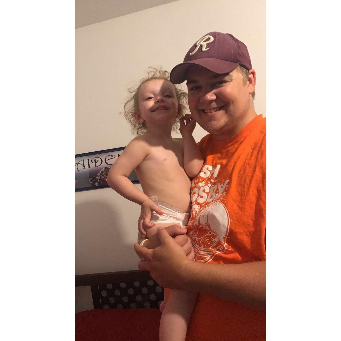 Darin and my gorgeous niece Adrienne on vacation