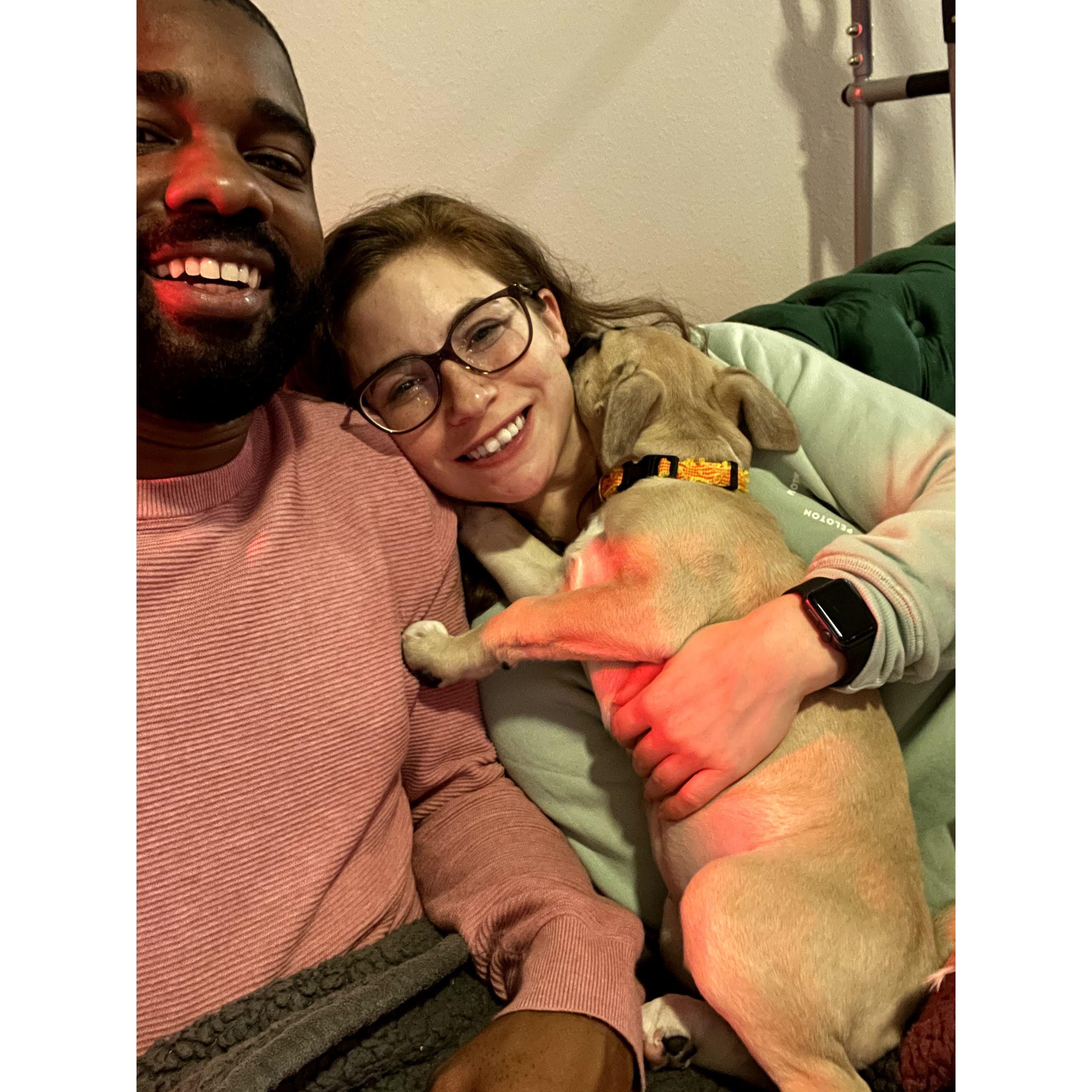 Our first Christmas with Ms. Eleanor!