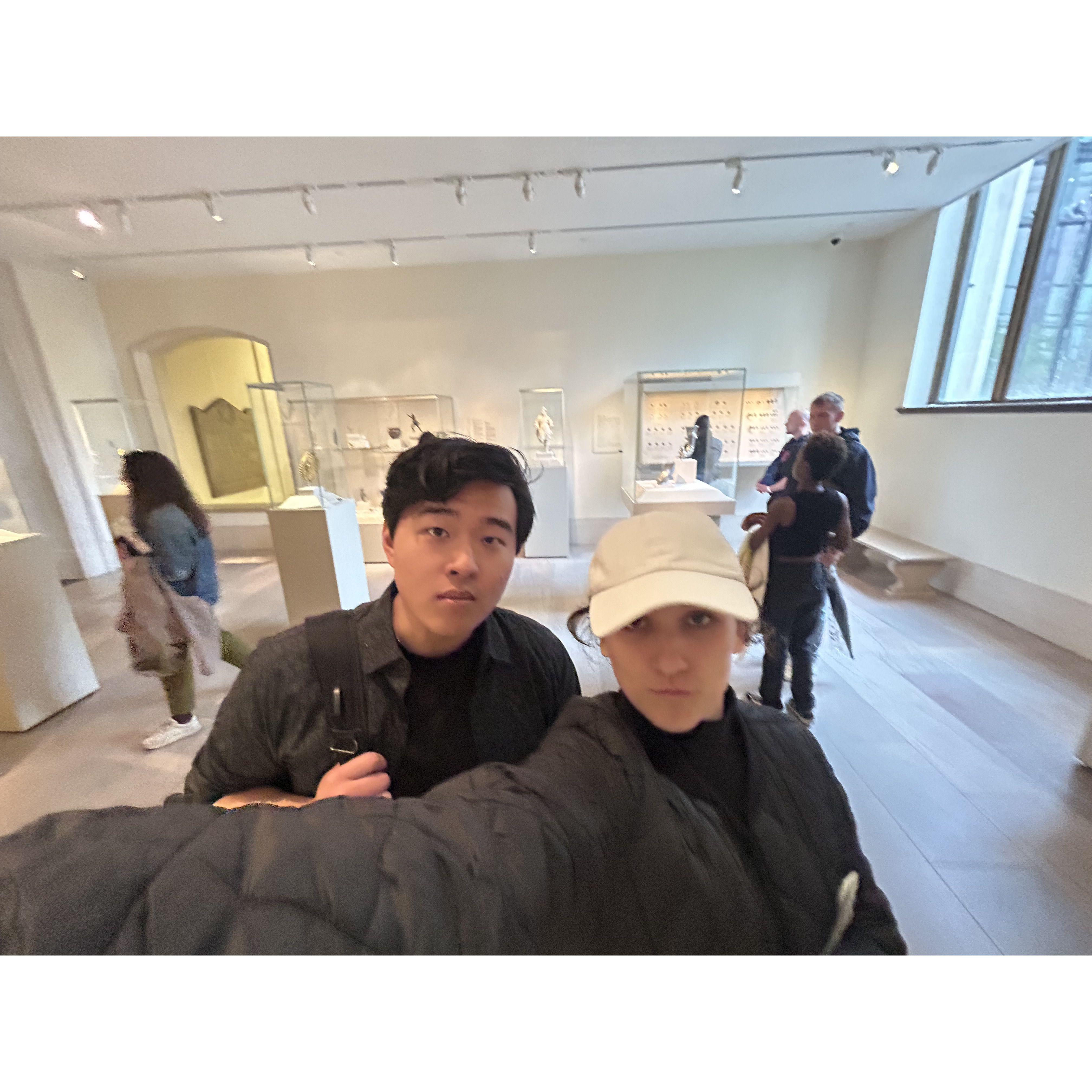 Our first time in NYC together (we went to the Met)