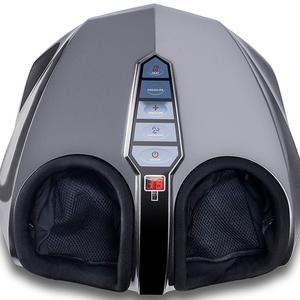 Miko Shiatsu Foot Massager With Deep-Kneading, Multi-Level Settings, And Switchable Heat Charcoal Grey