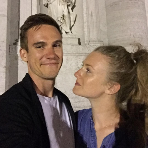 A nighttime walk after dinner at Cip's Club in Venice, Italy