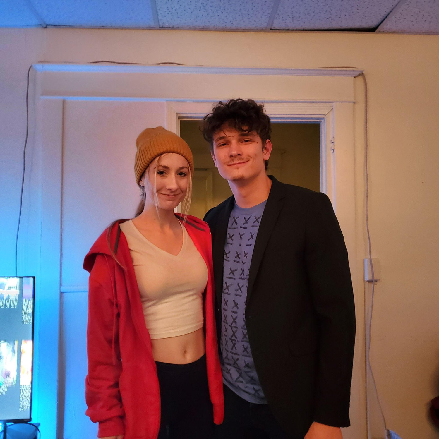 Halloween 2022 dressed as Bojack Horseman and Todd Chavez