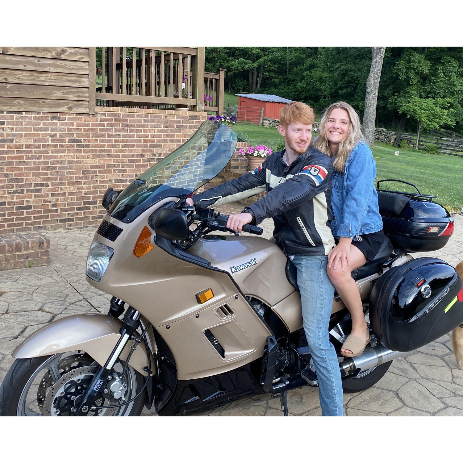 June 15, 2020
Posing on one of the bikes Nic and I took cross country