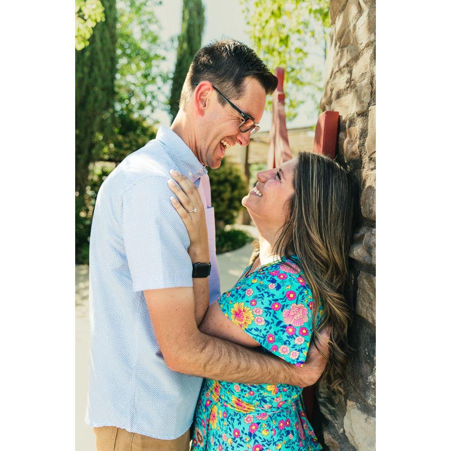 The day we got engaged at Europa Winery!
