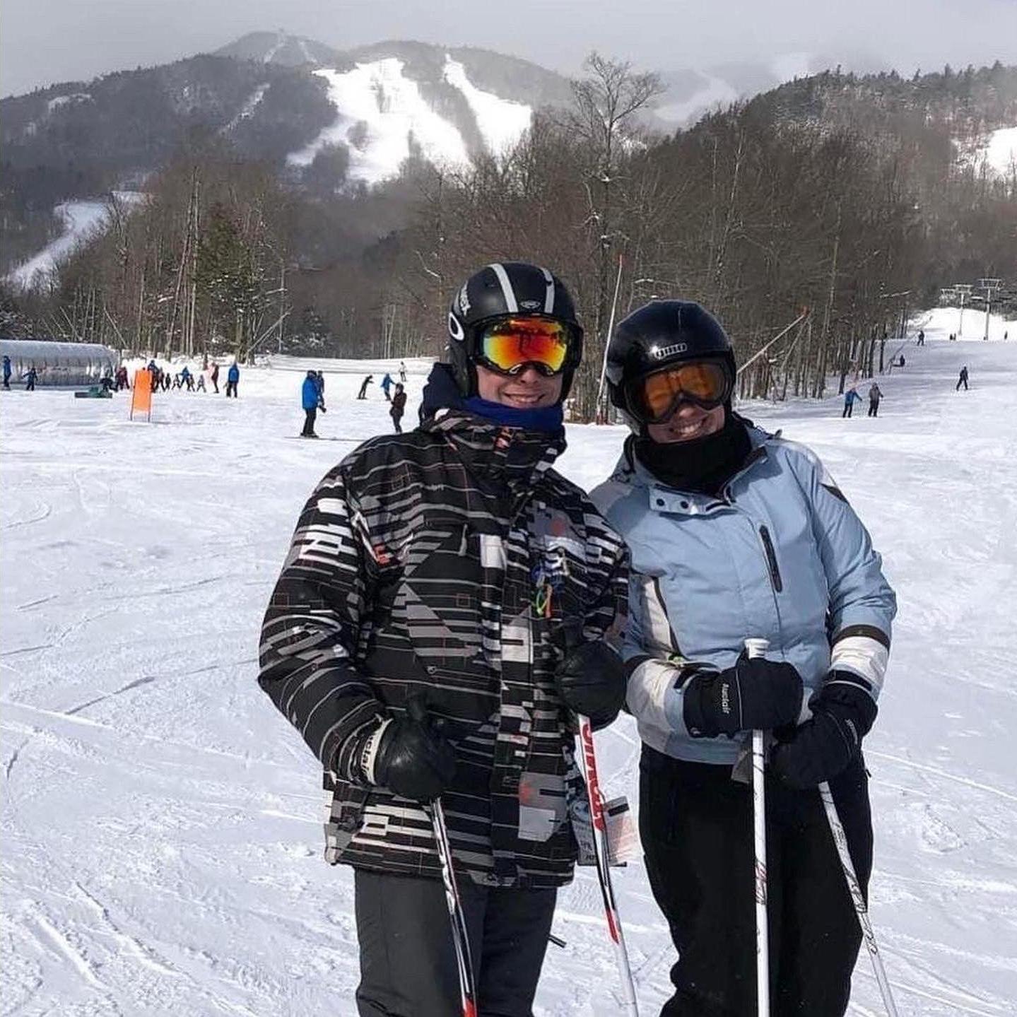 Our first ski vacation together at Whiteface Mt.
