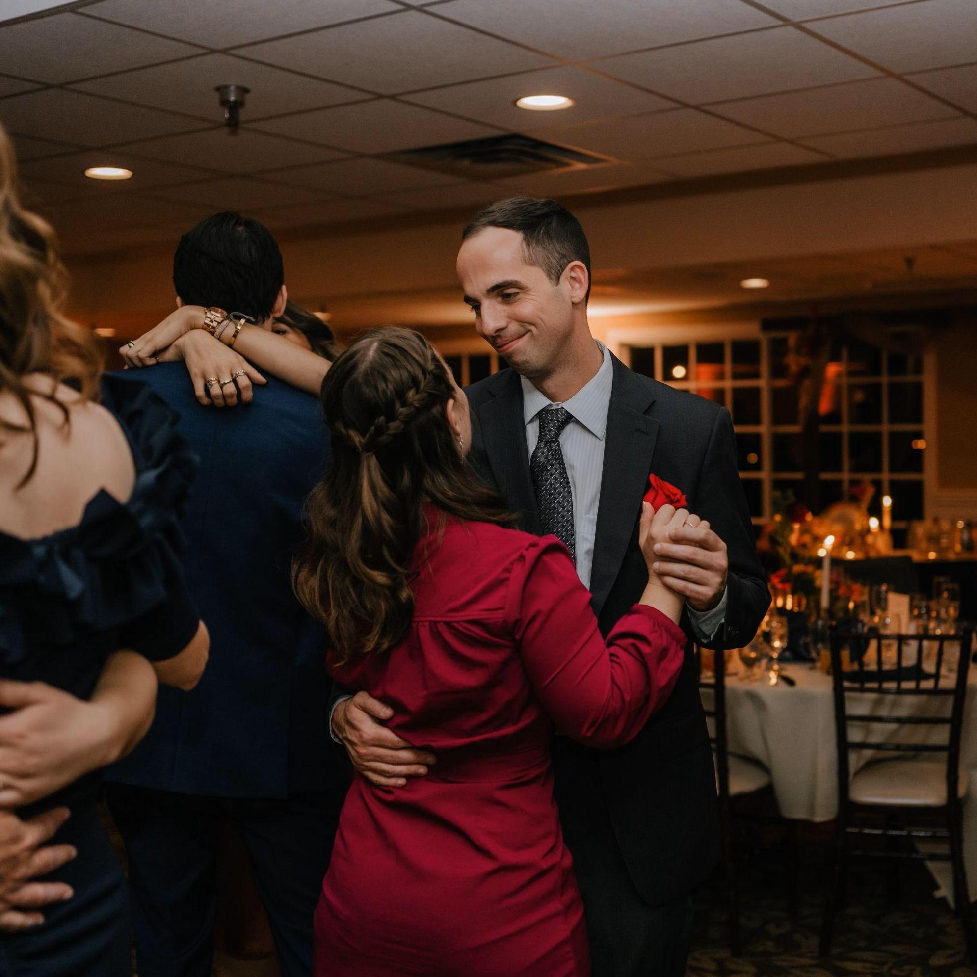 Dancing at the Russell Wedding. Photo by "A Couple of Pages Photography"