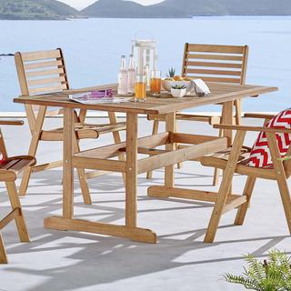 Hatteras Rectangular Outdoor Patio Dining Table