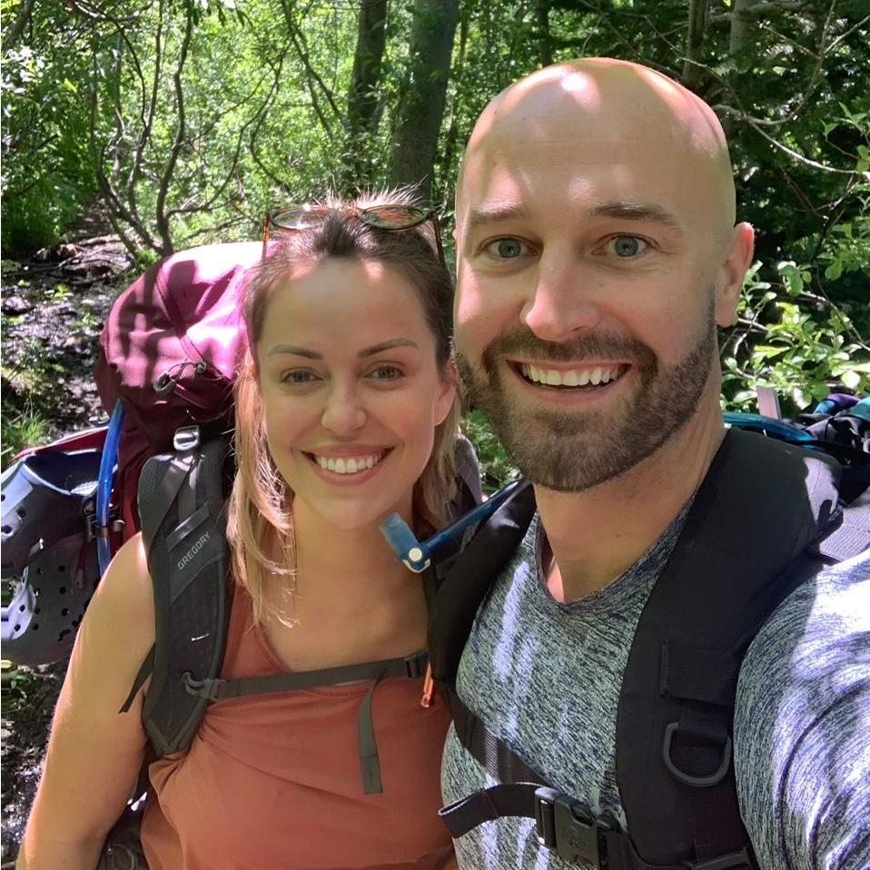 Our first backpacking trip together.