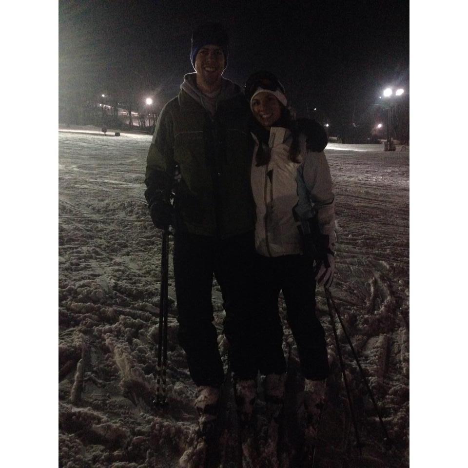 Our first time getting to go skiing together!