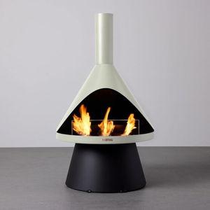 Lloyd Modern Gel Fuel Fireplace - Dove