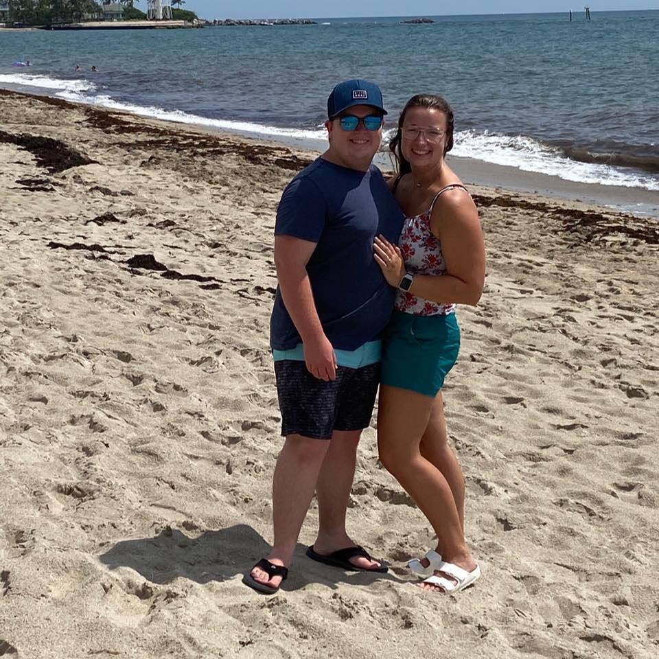 First picture together when we moved to Florida in September of 2020