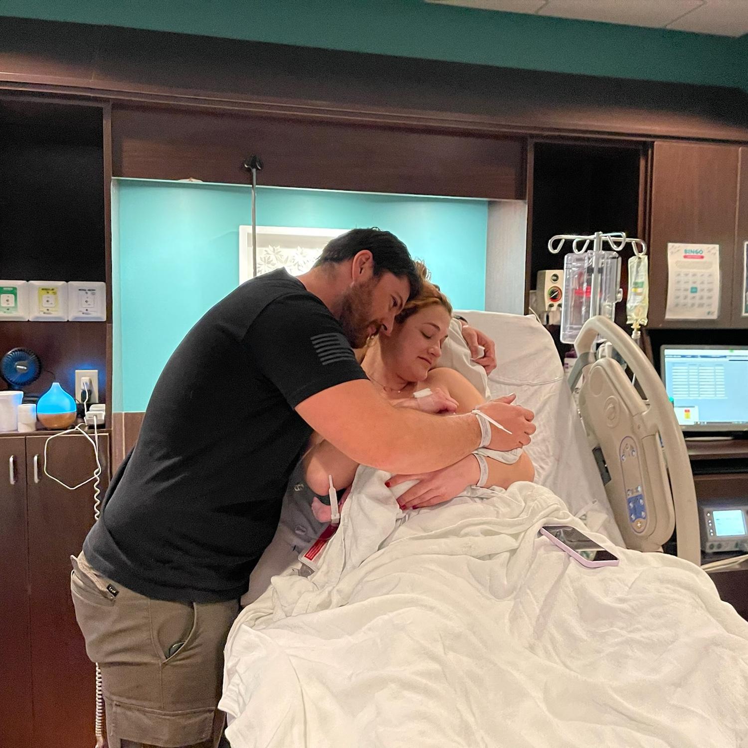 After bringing our beautiful baby girl into the world