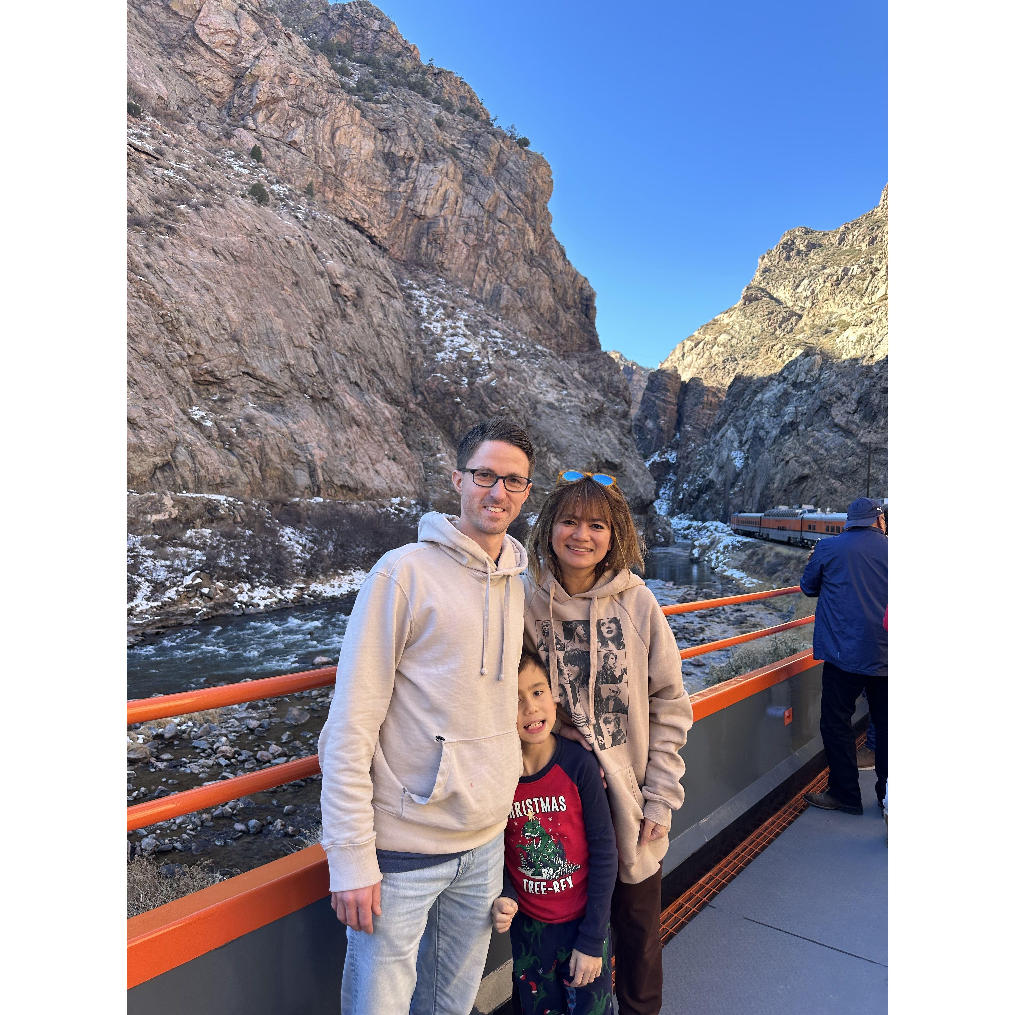 First family train ride