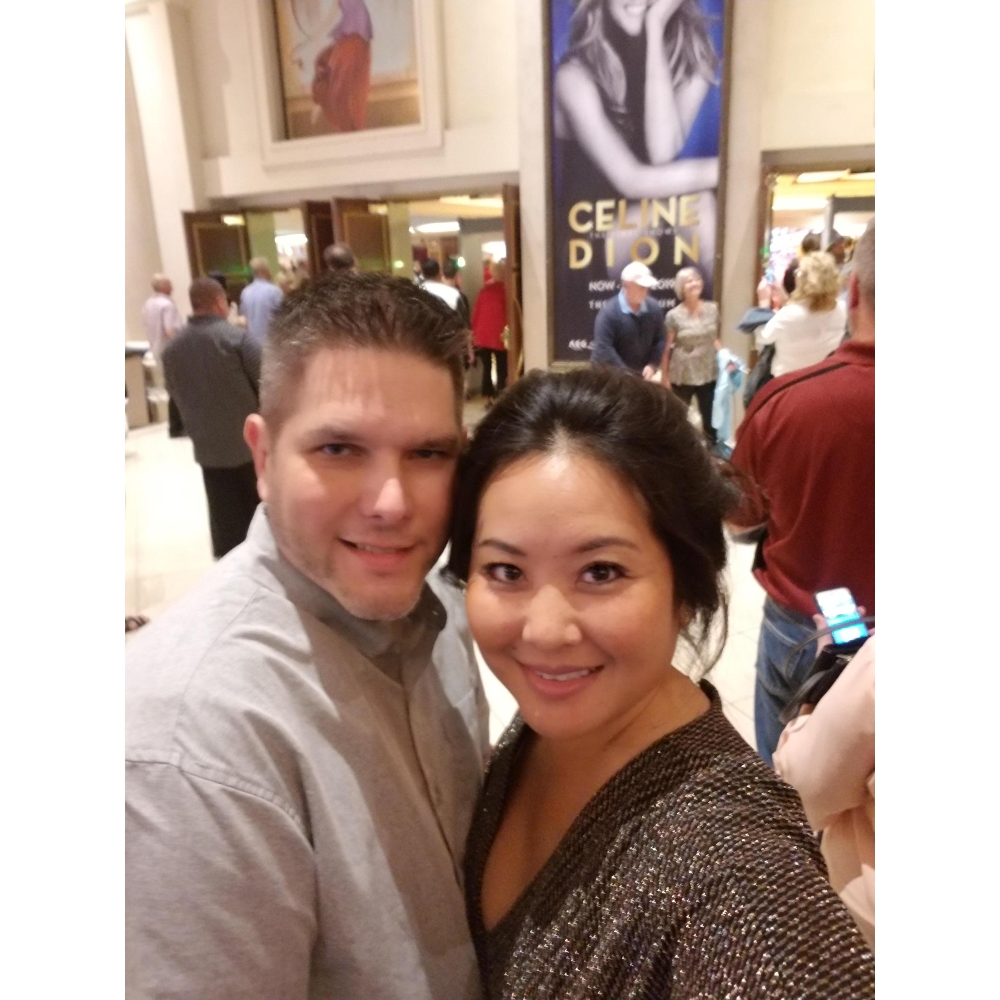 Vegas before the Celine Dion Concert, November 6th, 2018, on Angela's Birthday