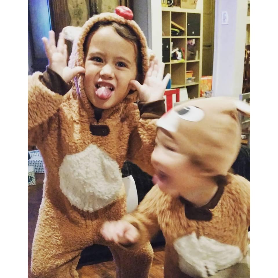 Christmas time with our silly girls!