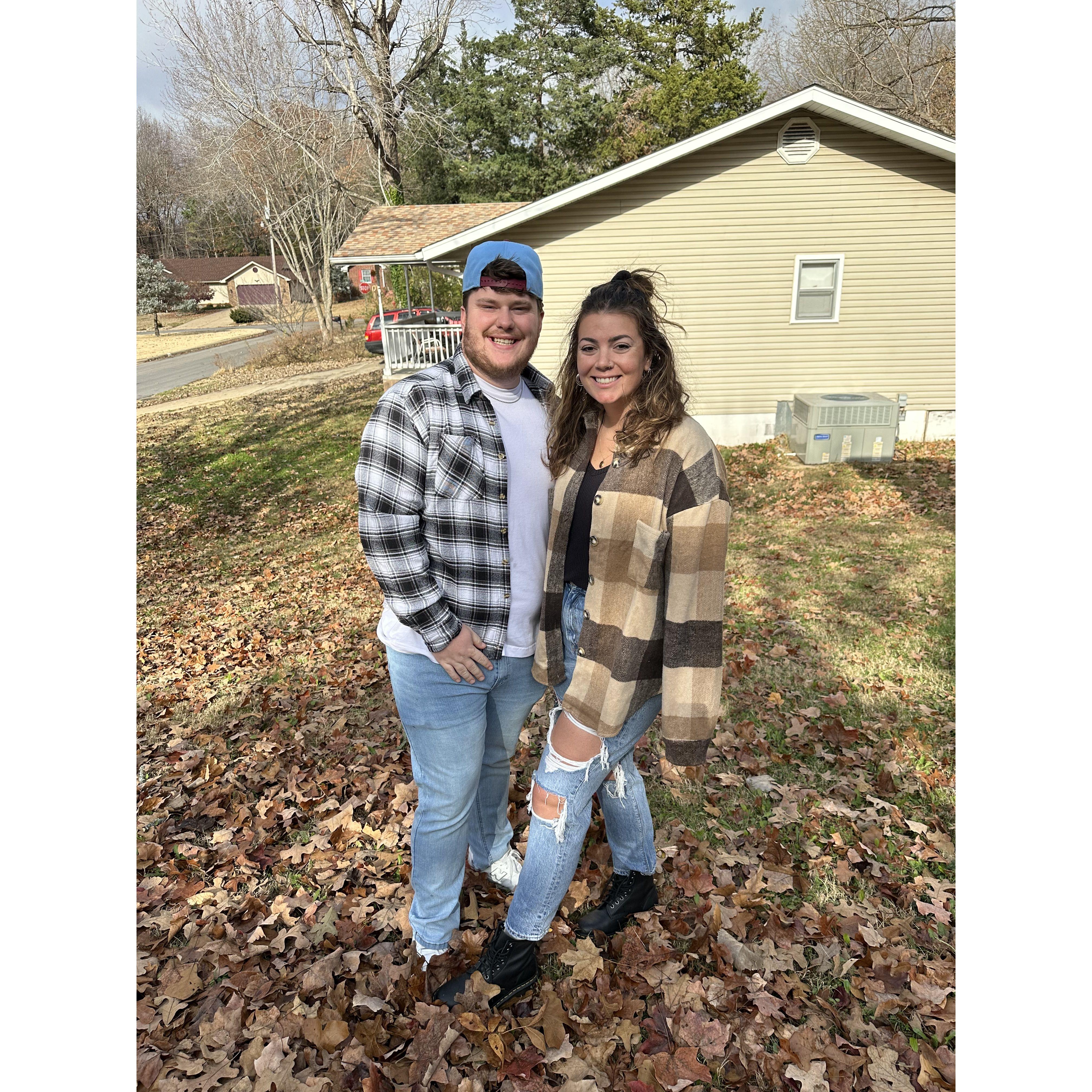 Noah and Mackenzie's first Thanksgiving spent together!