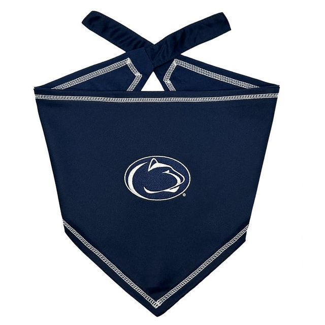 Pets First NCAA Penn State Nittany Lions TIE Bandana, Size Large/X-Large. Dog Bandana Scarf Bib for Pet Cat Dog. The Ultimate Game-Day, Party Bandana
