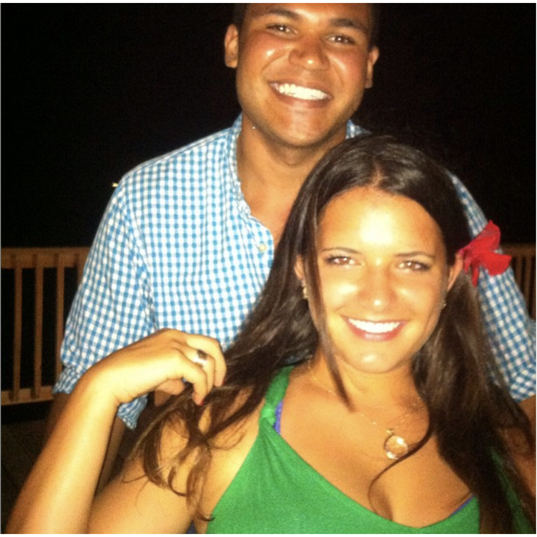 Cape Charles (August 2013). One of the first pictures of us as a couple. Sarah was 20 and David 22. We were kids!