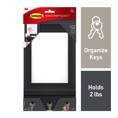 3M Command Dry Erase Message Center Black