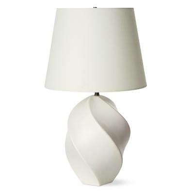 Zara White Ceramic Table Lamp