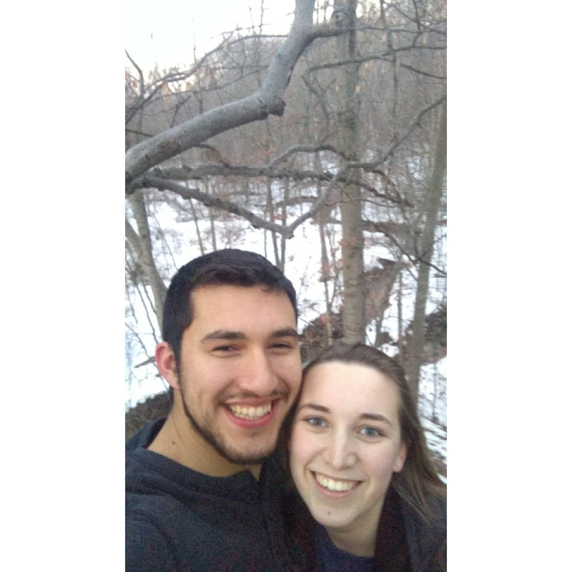 Off for a walk and another adventure together! (Our favorite thing to do)
