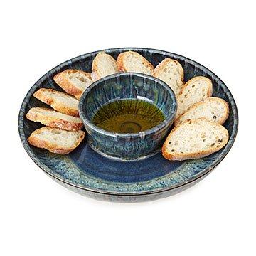 Shibori Bread Dipping Platter