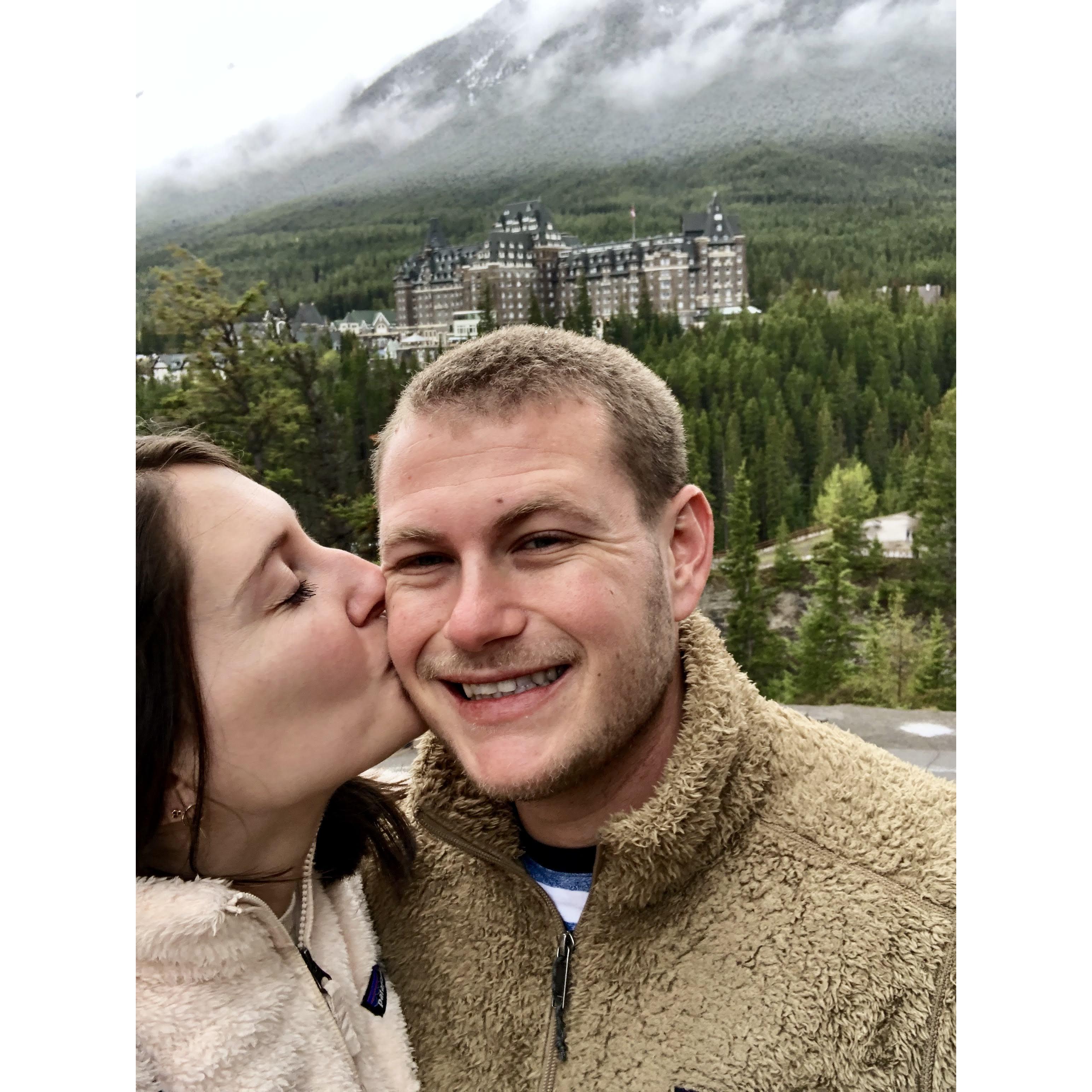 Erin's birthday trip to Banff