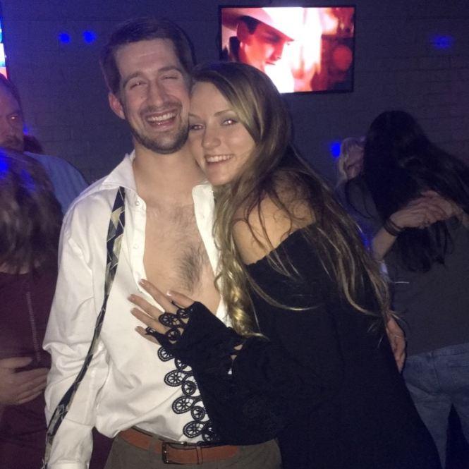 March 2017 - My first experience of Sam "losing buttons" at a wedding!