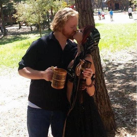 One of our first trips to faire together! Spring 2015