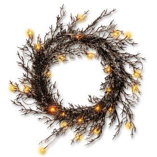 Halloween Wreath with Lights